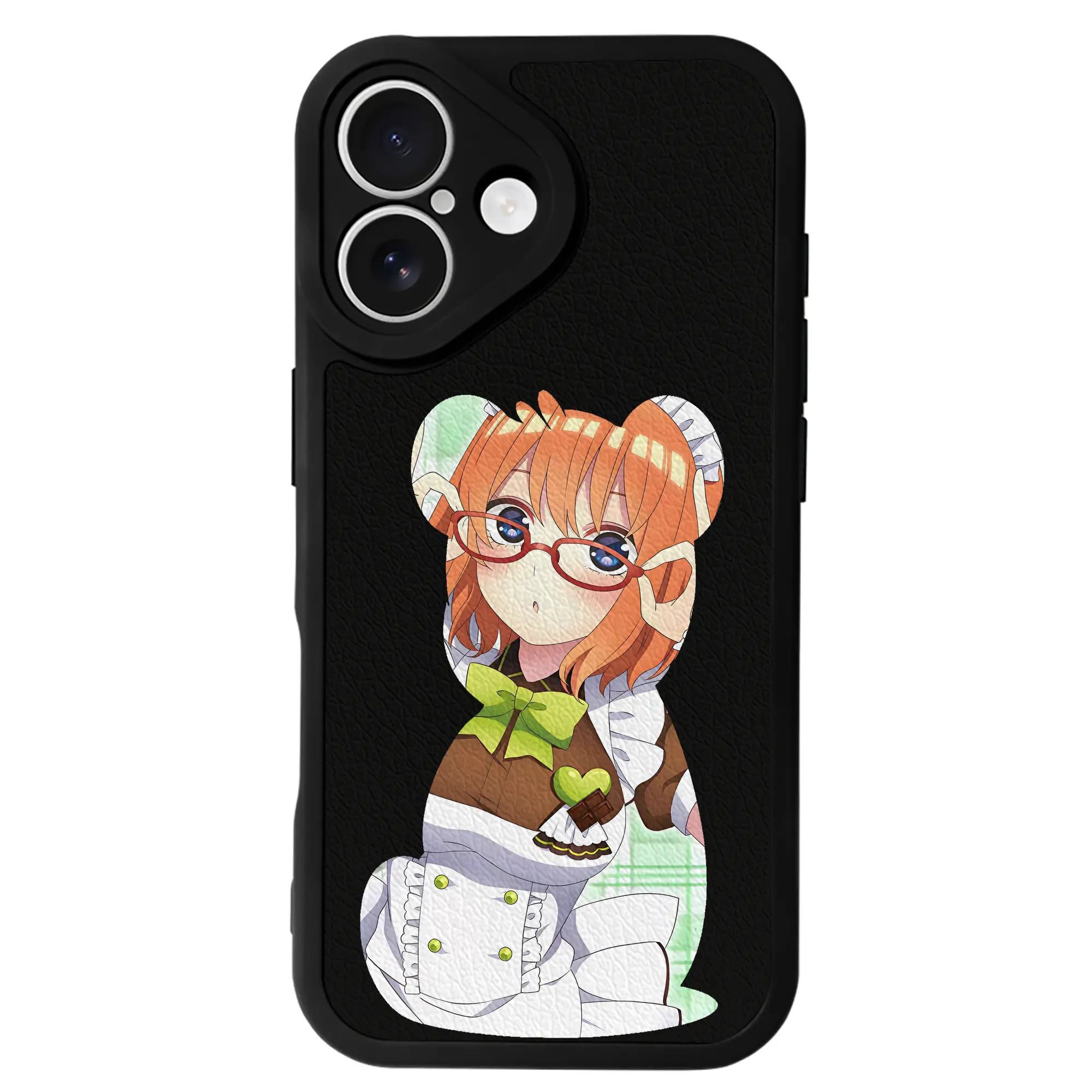 五等分の花嫁 グッズ 中野 四葉 - IPhone 16シリーズ対応 ・ シリコンスマホケース ・ レザー調 ・ 高精度フィット ・ 耐衝撃 ・ ワイヤレス充電対応 ・ 精密カット